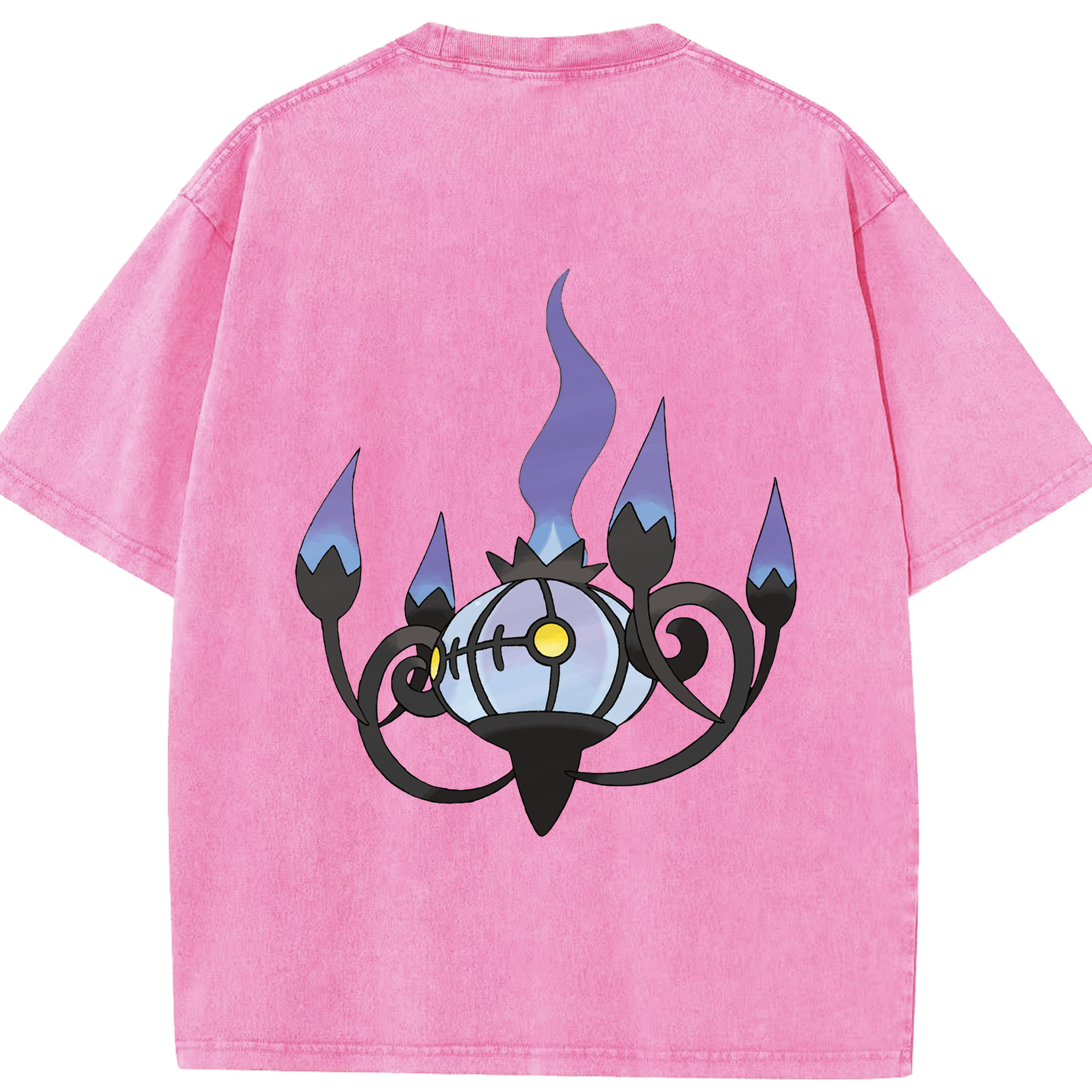 （画像用） ポケットモンスター Pokémon 綿100% ヴィンテージ風 半袖Tシャツ（背面プリント）